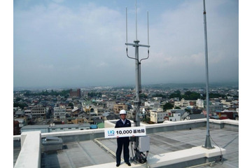 UQ WiMAX、屋外基地局数が1万局を超える 画像