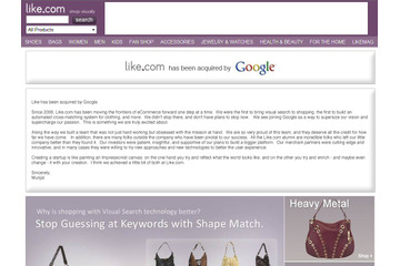 米グーグル、Like.comを買収 画像