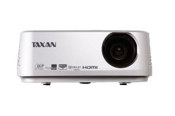 スマートフォンからの投映も可能なハガキサイズの小型LEDプロジェクター 画像