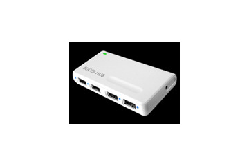 バスパワーUSBハブながらiPodの充電も可能な「SUGOI HUB」のホワイトモデルを発売 画像