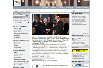 ニューヨーク市がマイクロソフトのクラウドサービスを導入 画像
