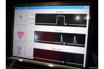 【ITS世界会議10】ドライバーの健康状態を読み取る座席　アイシン精機 画像