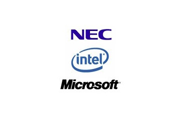 NEC×インテル×マイクロソフト、次世代デジタルサイネージ事業で協業 画像