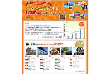 旅行写真の投稿が1000万枚を突破……フォートラベル 画像
