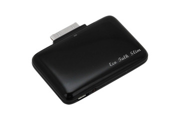 実売1,480円前後のiPhone/iPod用モバイルバッテリ「エコトークスリムiPhone」 画像