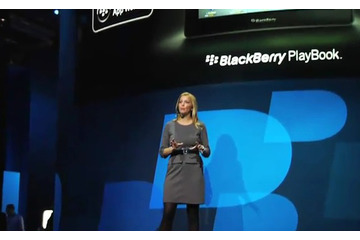 【CES 2011:動画】RIM、「BlackBerry PlayBook」をずらり展示 画像