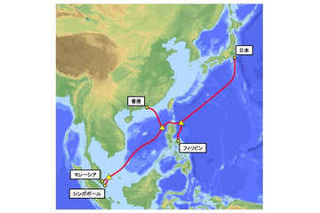 富士通とNEC、大型光海底ケーブルプロジェクト「Asia Submarine-cable Express」を受注 画像