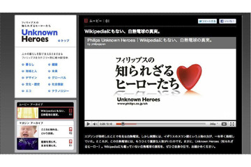 フィリップス、人体3D透視技術など知られざる製品・開発エピソードの発信サイト「Unknown Heroes」を開設 画像