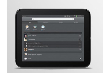 米HP、webOS搭載のタブレット「TouchPad」を発表 画像