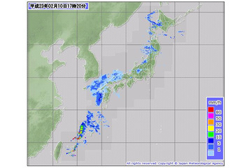 連休中は大荒れの予報、今夜から関東平野部にも雪の可能性 画像
