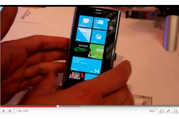 【MWC 2011(Vol.19):動画】Windows Phone 7の操作感をチェック!……Dell Venue Pro、HTC 7 Pro 画像