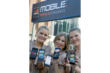 【MWC 2011（Vol.21）】LG、Android 3.0搭載タブレットや裸眼3Dスマートフォンなど最新機種を発表 画像