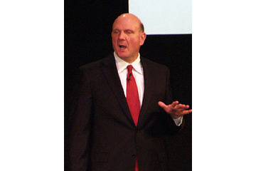 【MWC 2011(Vol.25)】米マイクロソフト・バルマー氏基調講演、WP7の機能強化とノキア提携をアピール 画像
