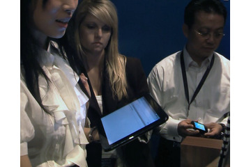 【HP Press Event 上海：動画】WebOS搭載タブレット「HP TouchPad」をデモ 画像
