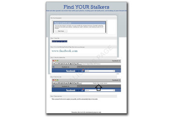 「Facebook」ストーカー追跡ツールが登場！…のはずが、スパム送信荷担ツールだった 画像