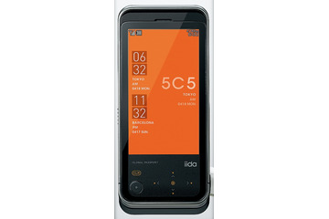 KDDI、iidaブランドのデザインケータイ「G11」を25日に発売 画像