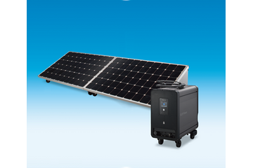 「太陽光発電パネル」＋「可搬式リチウムイオン蓄電システム」の電源装置……大和ハウス工業が発表 画像