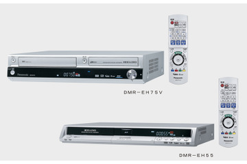 松下、アナログチューナー内蔵の200GバイトHDD&DVDレコーダー「DIGA」 VHS一体型モデルも用意 画像