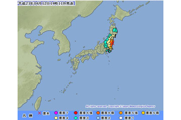 【地震】多発する余震、昨日から60回以上を記録 画像