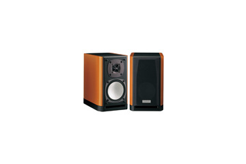 オンキヨー、ユーロデザインのコンパクト2ウェイスピーカー「D-112E」 画像