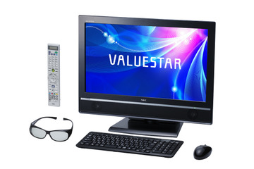 NEC、3D対応でAV仕様の23型フルHD液晶一体型など「VALUESTAR」の2011年夏モデル 画像