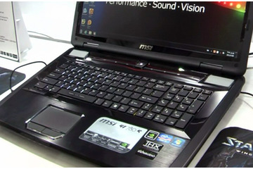 【COMPUTEX TAIPEI 2011(Vol.9):動画】MSI、ゲーマー向けノートPC「GT780R」を展示 画像