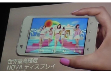 NTTドコモ夏モデル「Optimus bright L-07C」本日発売 画像