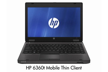 日本HP、省電力で安全なノート型シンクライアント「6360t」発売 画像