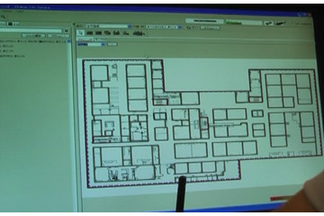 【WTP2011(Vol.13)】電波の到達状況を図面上に解析表示!ディアイティが無線LAN環境調査ツール 画像
