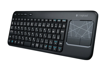 ロジクール、大型タッチパッド搭載のワイヤレスキーボード「K400」 画像