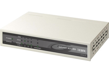 アイ・オー・データ、全ポートギガビット対応でFTP実測660Mbpsのブロードバンドルータ 画像