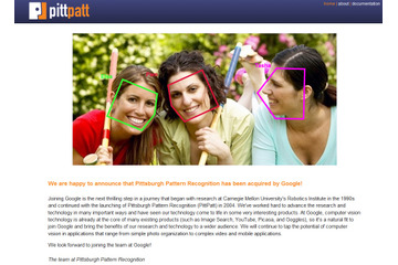 Google、顔認識技術のPittsburgh Pattern Recognitionを買収 画像