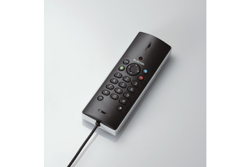 エレコム、薄型軽量で多彩な機能を備えたUSB Skypeハンドセット「MS-PH99UBK」を発売 画像
