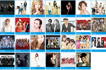AKB48や東方神起も!a-nation for Life出演者の着うた半額キャンペーン 画像