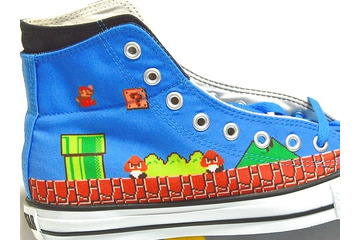 ゲーム画面がそのままシューズになった!?「ALL STAR SUPER MARIO BROS. CS HI」・・・週刊マリオグッズコレクション第149回 画像