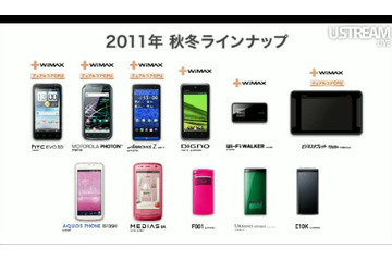 KDDI au秋冬モデル発表……田中社長「多数のユーザーがスマートフォンにシフト」 画像