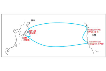NTT Com、日米間海底ケーブル「PC-1」の通信容量を現行の約3倍に拡張 画像