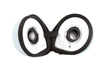 クリエイティブ、持ち運べるポーチ一体型パッシブスピーカー「PoPz P30」 画像