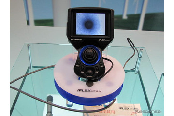 手のひらサイズの高画質ビデオスコープ……オリンパスが「ものづくりNEXT11」でデモ 画像