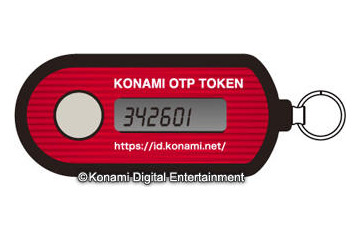 KONAMI、「ワンタイムパスワードサービス」を導入 ― オンラインサービス安全性向上へ 画像