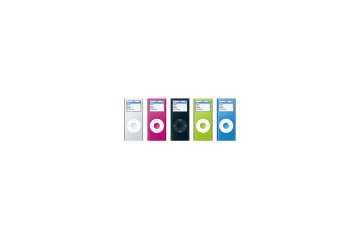 「iPod nano」新モデルはアルミボディー。5色をラインナップし最大8Gバイト 画像