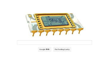 “今日のGoogleロゴ”はインテル創業者ロバート・ノイス生誕記念 画像