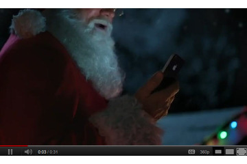 アップルがクリスマス用CM！サンタクロースがiPhone 4SのSiriをアピール 画像