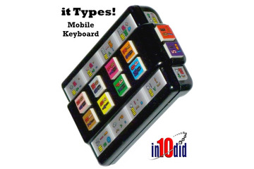 【CES 2012】片手で入力できる全く新しいキーボード、in10didがCESで披露 画像