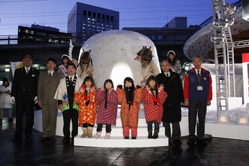 3mの巨大かまくらが有楽町に出前、なまはげも登場!……秋田県観光をPR 画像