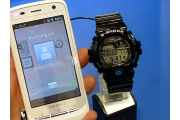 【CES 2012】カシオのスマホ対応G-SHOCK、PCや血圧計ともつながる 画像