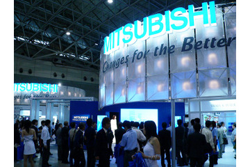 【CEATEC 2006 Vol.26】三菱、米国向けの65/57型リアプロテレビを参考出品 画像