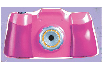 携帯ゲーム機としても遊べる2.7型液晶搭載「キッズカメラ」 画像