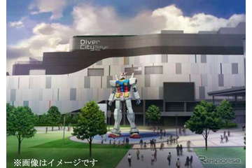 ガンダムフロント東京 4月19日オープン…実物大ガンダム 画像