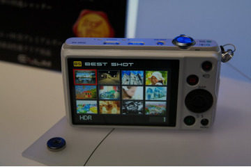 【CP+ 2012(Vol.4)】カシオ、高速撮影による多彩な画像処理を実現したEX-ZR20 画像
